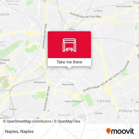 Naples map