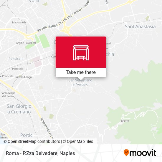 Roma - P.Zza Belvedere map