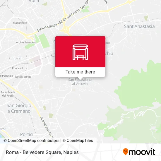 Roma - Belvedere Square map