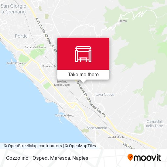 Cozzolino - Osped. Maresca map