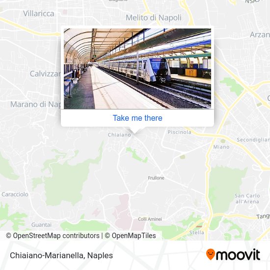 Chiaiano-Marianella map