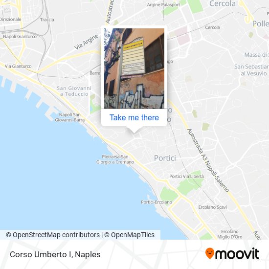 Corso Umberto I map