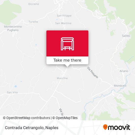 Contrada Cetrangolo map