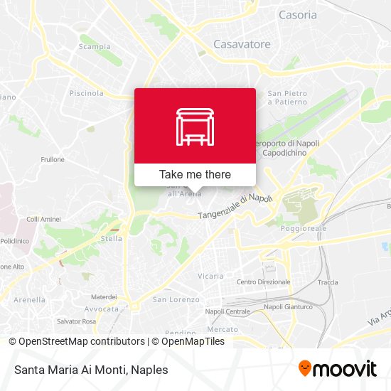 Santa Maria Ai Monti map