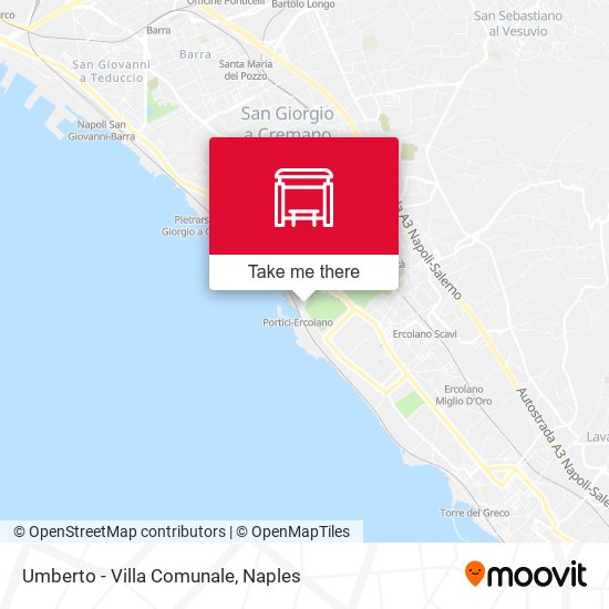 Umberto - Villa Comunale map