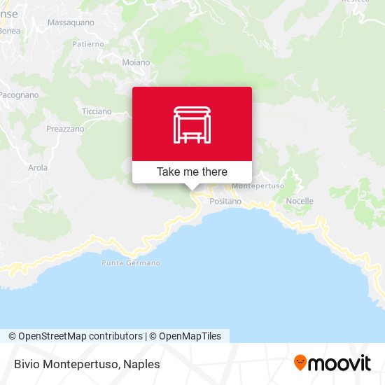 Bivio Montepertuso map