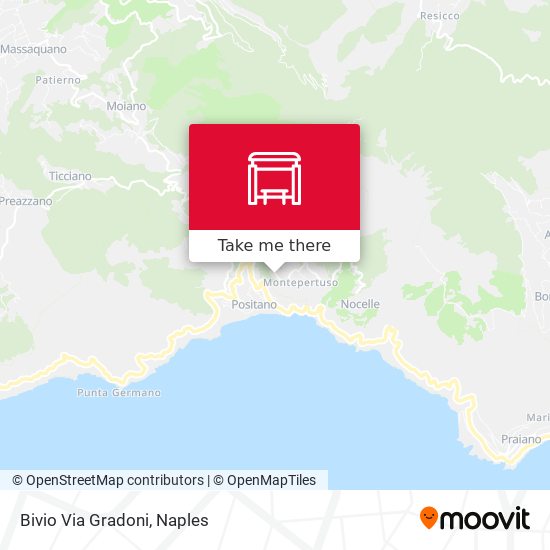 Bivio Via Gradoni map
