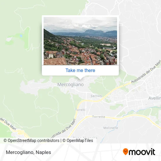 Mercogliano map