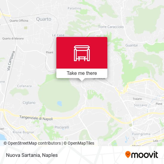 Nuova Sartania map