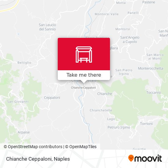 Chianche Ceppaloni map