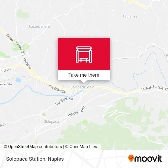 Solopaca Station map