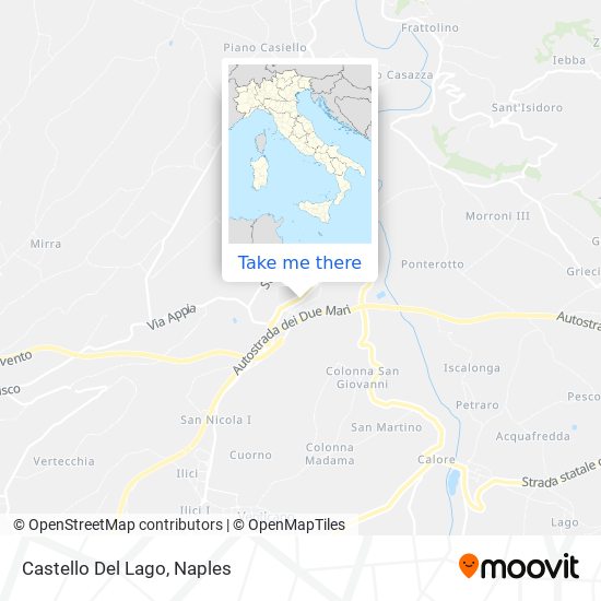 Castello Del Lago map