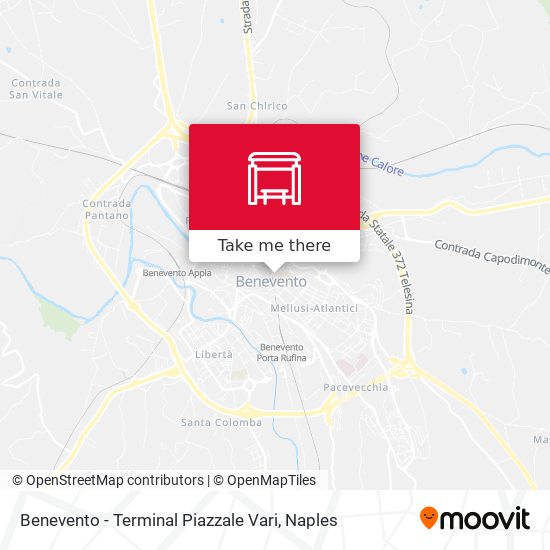 Benevento - Terminal Piazzale Vari map