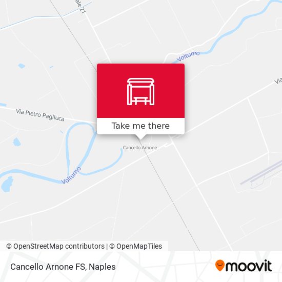 Cancello Arnone FS map