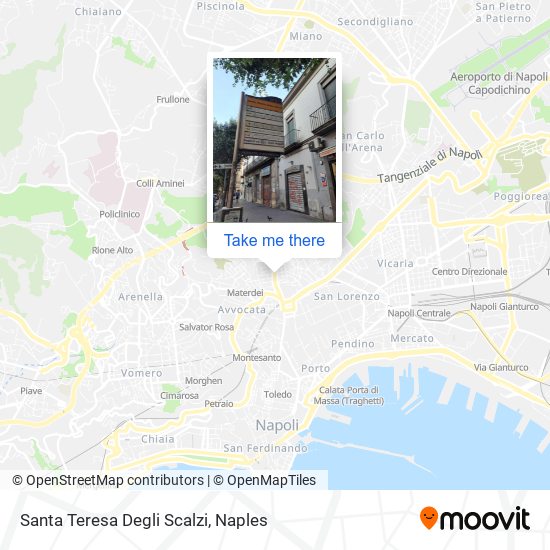 Santa Teresa Degli Scalzi map