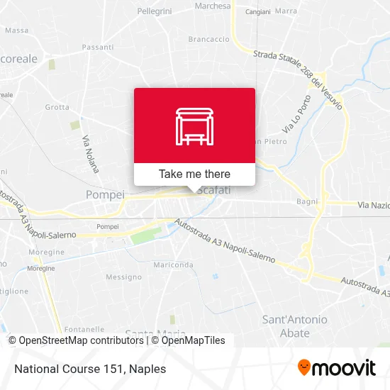 National Course 151 map