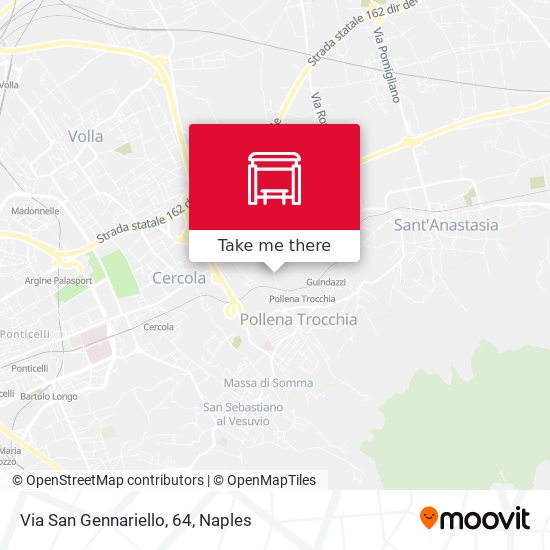 Via San Gennariello, 64 map