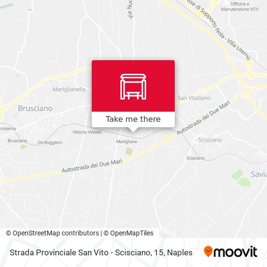 Strada Provinciale San Vito - Scisciano, 15 map