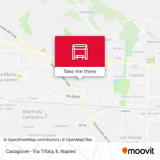 Casagiove - Via Tifata, 6 map