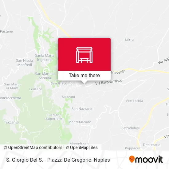 S. Giorgio Del S. - Piazza De Gregorio map