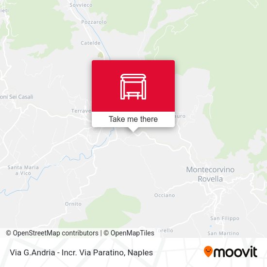 Via G.Andria - Incr. Via Paratino map