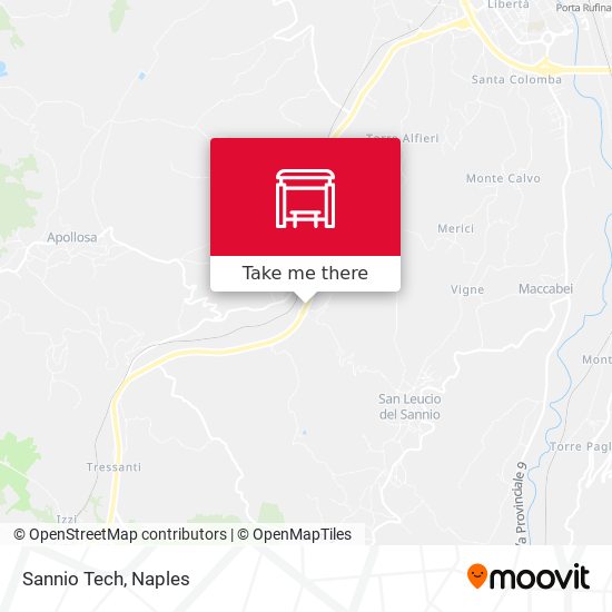 Sannio Tech map