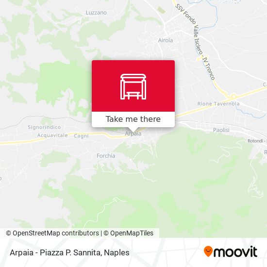 Arpaia - Piazza P. Sannita map