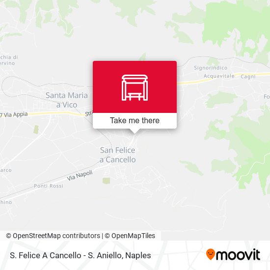 S. Felice A Cancello - S. Aniello map