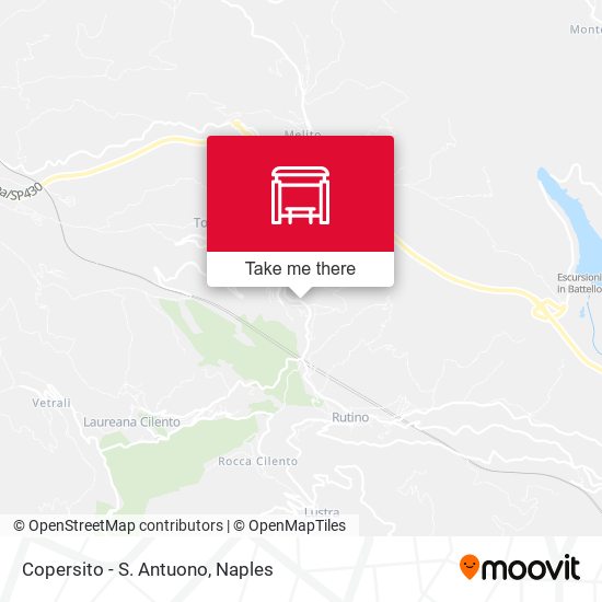 Copersito - S. Antuono map