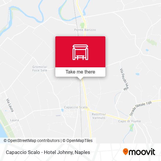 Capaccio Scalo - Hotel Johnny map