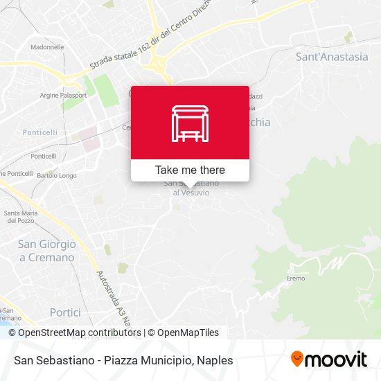 San Sebastiano - Piazza Municipio map