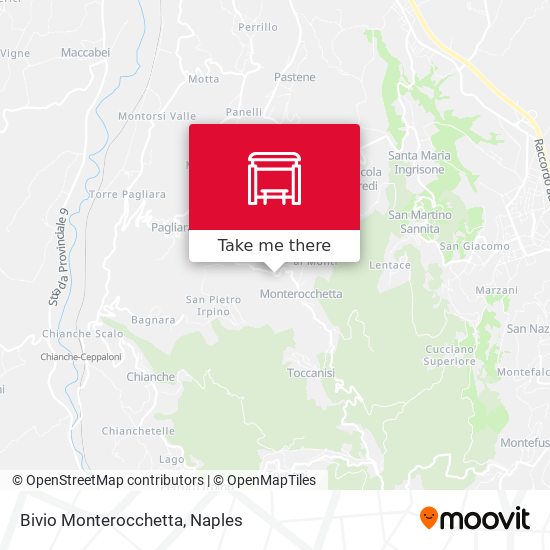 Bivio Monterocchetta map