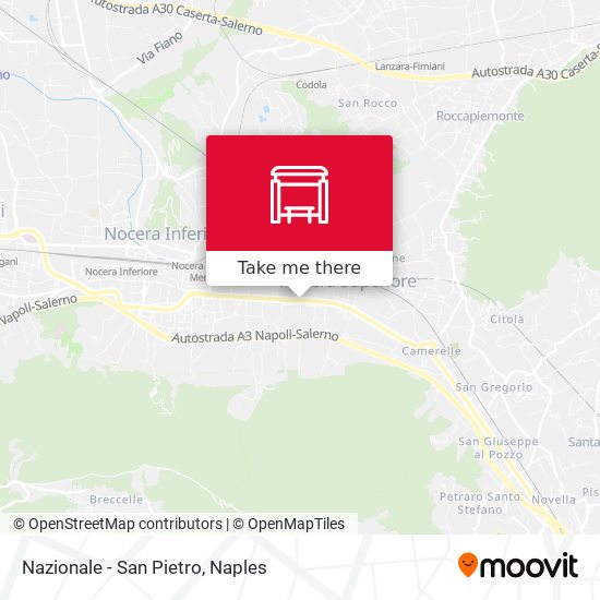 Nazionale - San Pietro map