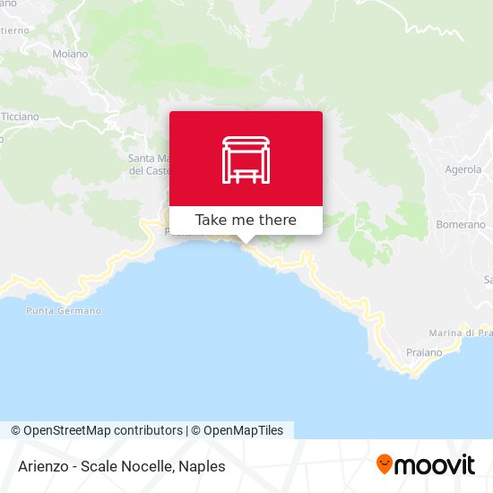 Arienzo - Scale Nocelle map