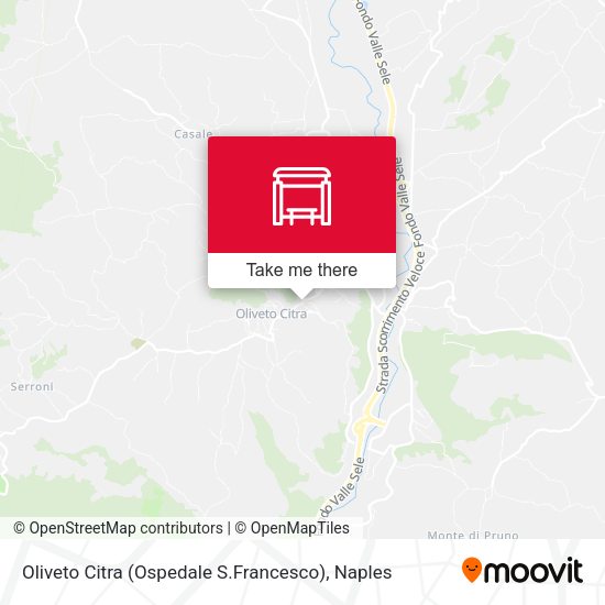 Oliveto Citra (Ospedale S.Francesco) map