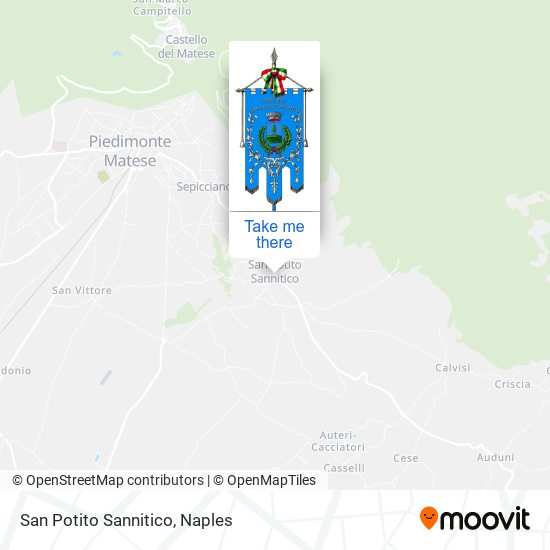 San Potito Sannitico map