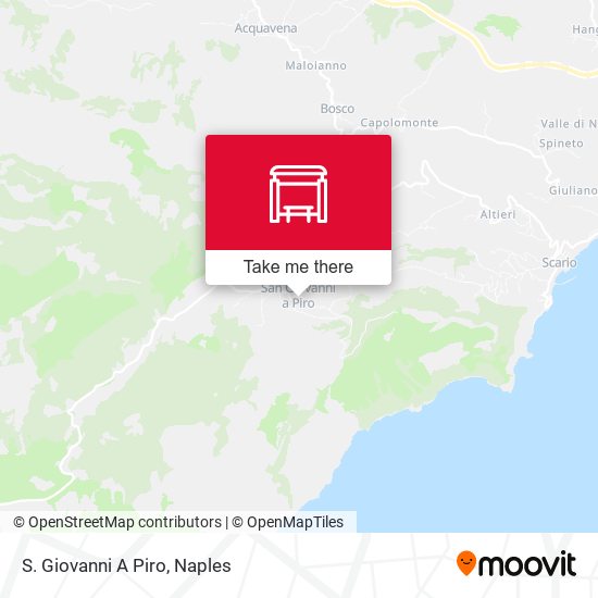 S. Giovanni A Piro map