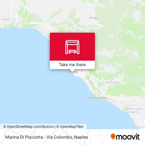Marina Di Pisciotta - Via Colombo map