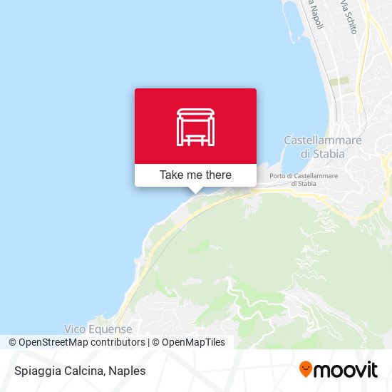 Spiaggia Calcina map