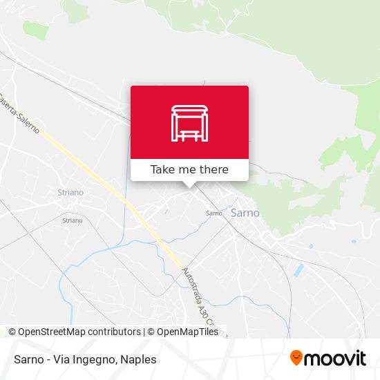 Sarno - Via Ingegno map