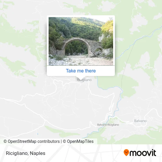 Ricigliano map