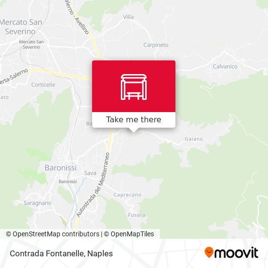 Contrada Fontanelle map