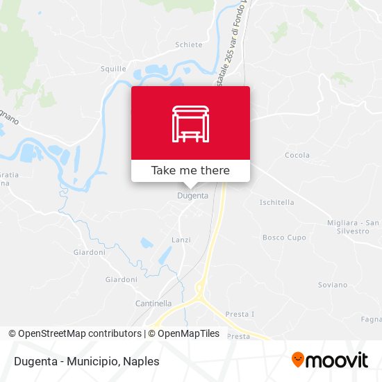 Dugenta - Municipio map