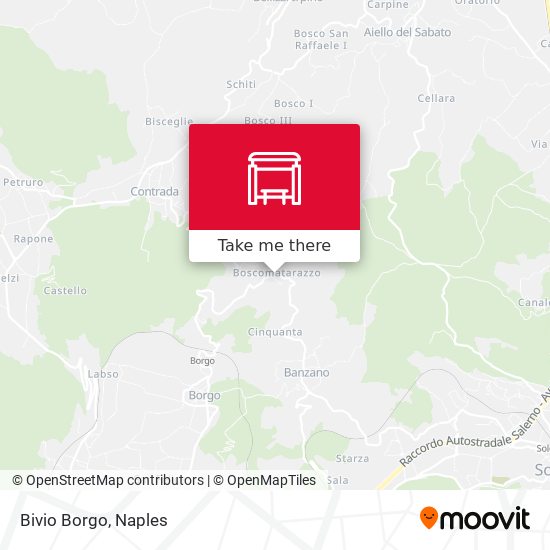 Bivio Borgo map
