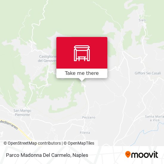 Parco Madonna Del Carmelo map
