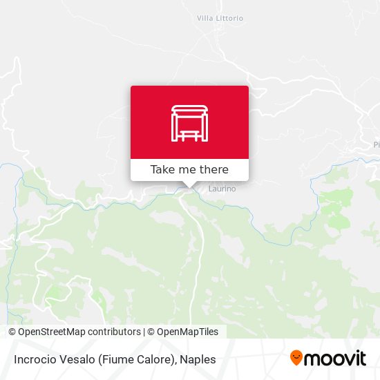 Incrocio Vesalo (Fiume Calore) map