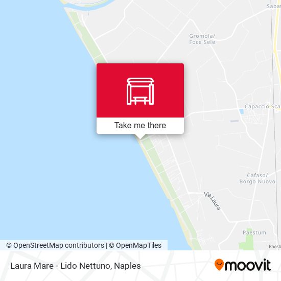Laura Mare - Lido Nettuno map