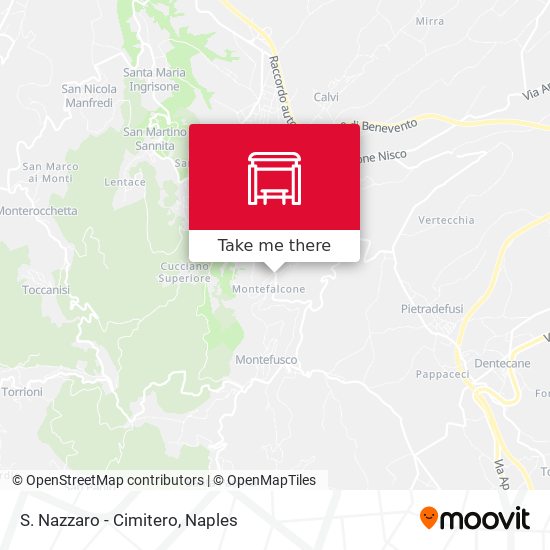 S. Nazzaro - Cimitero map