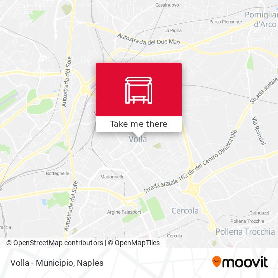 Volla - Municipio map