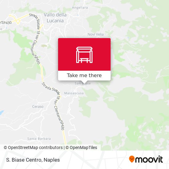 S. Biase Centro map
